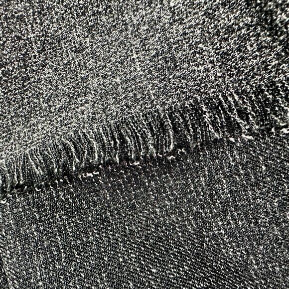 BCBGMaxAzria NWT Women's XXS Aubree Black & Gray Open Front Jacket Lined Fringe - Picture 8 of 11